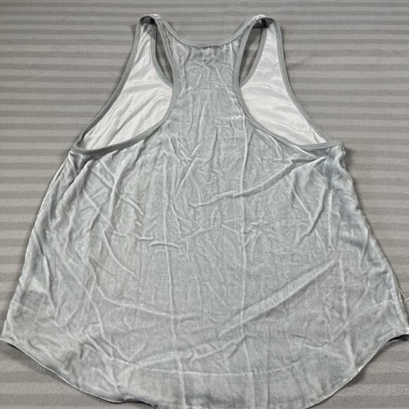 Wilfred Tank Womens Large Gray Silk Rayon Scoop Neck Sleeveless Basic Top - Picture 2 of 8